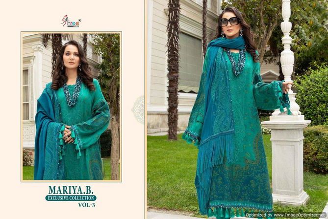 Shree Mariya B Exclusive Collection 3 Festive Wear Georgette Pakistani Salwar Kameez Collection